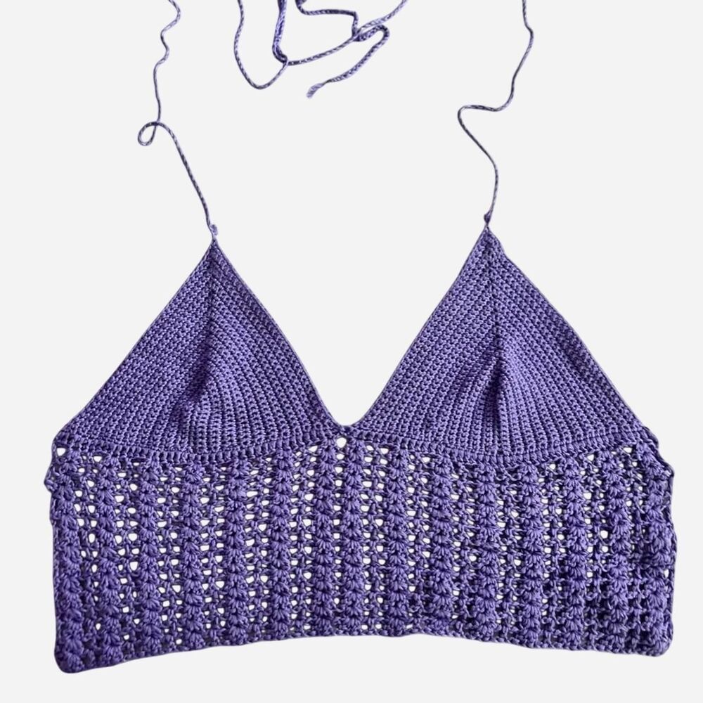 Unbranded Women's Purple Crop-top